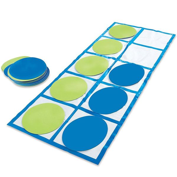 Learning Resources Ten-Frame Floor Mat Activity Set, Math Skills, 22 Pieces, Ages 5+