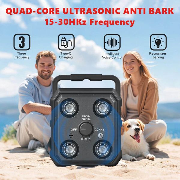Ultrasonic Anti Barking Device for Small Large Dogs Bark Control Safe Long Range