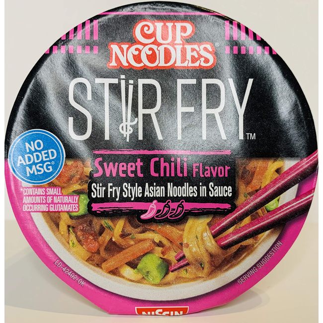 Cup Noodles Stir Fry Hot Garlic Chicken - Nissin Food