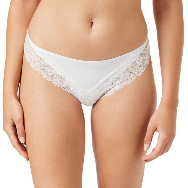 Triumph Damen Lovely Micro Tai Briefs, Weiß, L EU