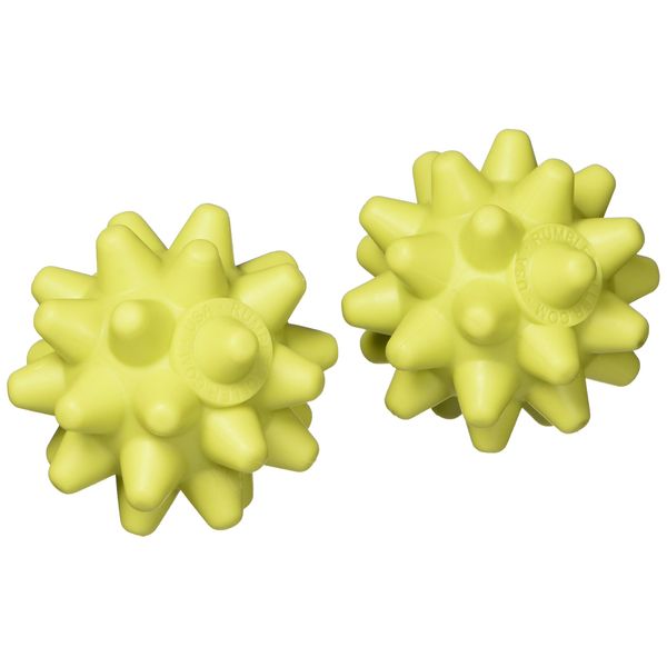 RumbleRoller X-Firm Beastie Ball x2-2 Extra Firm Massage Roller Balls - Spiky Massage Ball Excellent for Working on Troublesome Muscles