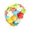 Colorful Flower Petals Latex Swim Cap
