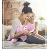 STYLISH PLUSH PILLOW- XL PINK ALLIGATOR