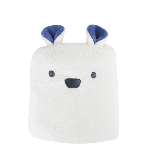 Carari Bath Towel, 3x Absorbent, Microfiber, Polar Bear, Quick Drying, Marshmallow Texture, Fluffy, Springy, 23.6 x 47.2 inches (60 x 120 cm), CB Japan Karari Zooey