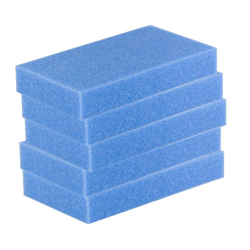 Blue Sponge Set of 5 [Car Wash Liquid Coating Dirt Absorption Bubble ...