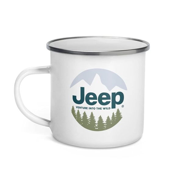 Jeep Wilderness 12 oz Enamel Mug