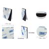 Double Sided Foam Tape Strong Pad Mounting,Black Self-Adhesive Tape Include Square Round and Rectangular(60Pcs)