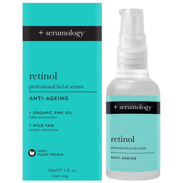 SERUMOLOGY RETINOL Professional Face Serum 30ml, 100% Plant Based Natural Skincare Anti-Ageing Serum