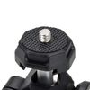 Etsumi VE-7713 Multi-Ball Head (One Plate for 2-Way Function/Cold Shoe on the Side), Black