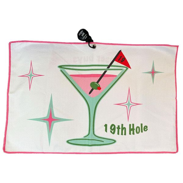 Giggle Golf 19th Hole Magnetic Golf Towel | Mircofiber Material with Waffle Pattern