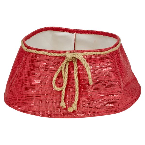 URBNLIVING Elegant Christmas Tree Skirt (Red)