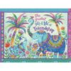 Lang, Electric Elephants Pop-Up Note Cards