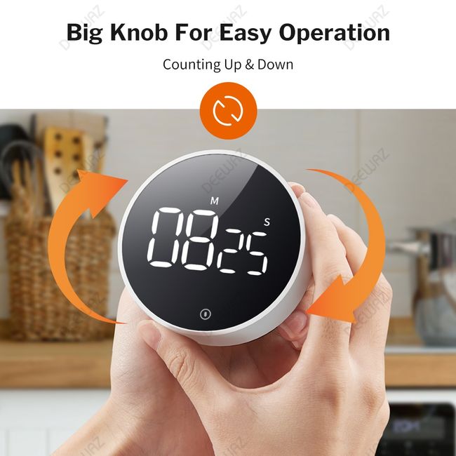 Kitchen Timers Baking Big Digital Timer Reminder Learning Stopwatch Alarm  Reminder Tool Game Timer For Cooking