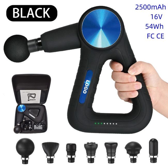 High Frequency Massage Gun Muscle Relax Body Relaxation Electric Massager  With Portable Bag Therapy Gun For Fitness - Fascia Gun - AliExpress