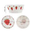 100 PCS Paper Cupcake & Muffin Cases - White, Pink & Large - Baking Cups & Liners