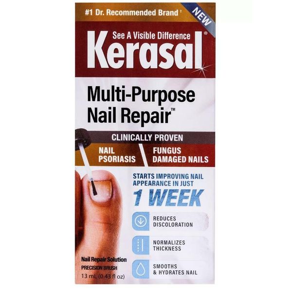 Kerasal Multi Purpose Fungal Nail Renewal Brush - 0.43 fl oz/ 13ml  (US Seller)