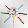 Flow-Ball ULTRA® 10er Set rot, schwarz, transparent und blau