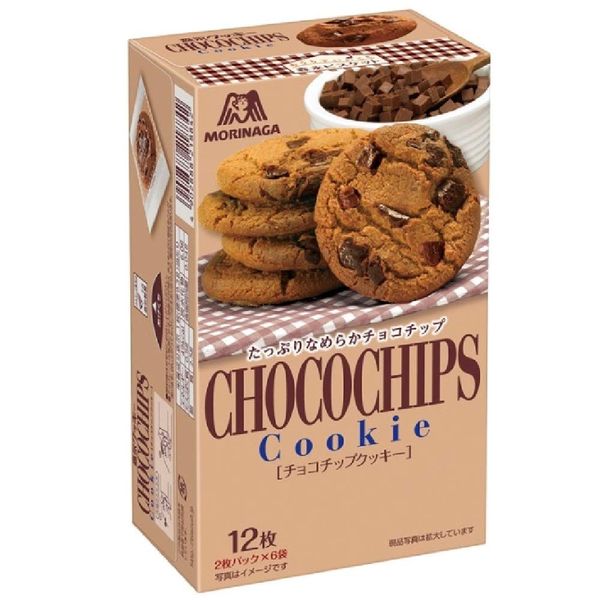 Morinaga & Co., Ltd. Chocolate Chip Cookies, 12 Sheets x 5 Boxes