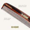 Kent Brushes Handmade Combs Range Small Size Coarse and Fine Comb