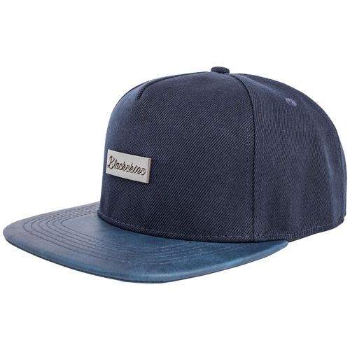 Blackskies® Vanguard Snapback Cap Wine Red Men's Baseball Cap Suede Faux Leather Men's Women's Cap - Baseball Cap Men Women Unisex Streetwear Outdoor Summer Leisure, navy blue