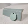 Seafoam Green Ceramic Tile Mud Cap Backsplash Subway Mudcap Mid Century Modern