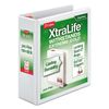 Cardinal XtraLife Non-stick ClearVue Locking Slant-D Ring View Binder 1-1/2"/White