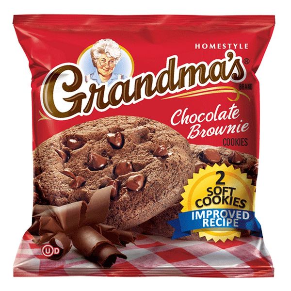 Grandma's Fudge Chocolate Chip Cookie - 2 cookie per pk. - 60 ct. - SCL