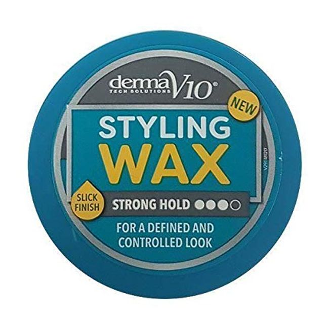 SIX PACKS of Derma V10 Styling Wax Strong Hold 50ml