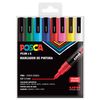 UNI Posca Set PC 3M Basic - 8 Filzstifte, A-1