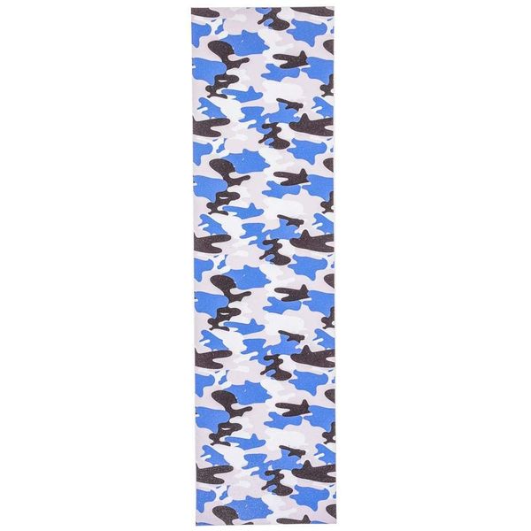 Venom Skateboards Griptape Pro Long Lasting Grip Tape for Skateboards 9" x 33" Skateboard Grip Tape - Skate Board Grip Tape For Skateboard Decks - Skateboard Accessories - Camo Blue/Grey