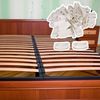 Yibuy 30Pcs Plastic Single End Caps Bed Slat Holders for Holding Bed Accessory White