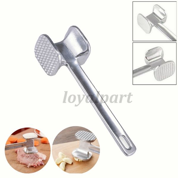 9" Double Side Aluminium Beaf Steak Mallet Pounder Meat Tenderizer Hammer US New