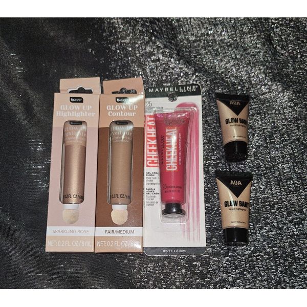 Liquid Blush, Liquid Highlighter + Liquid Bronzer Bundle BNIB