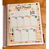 Weekly Meal Planner 2 Sided Dashboard Insert for use with Erin Condren Planner~