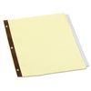 Universal 20861 Extended Insert Indexes, Clear 5-Tab, Letter, Buff, 24 Sets/Box