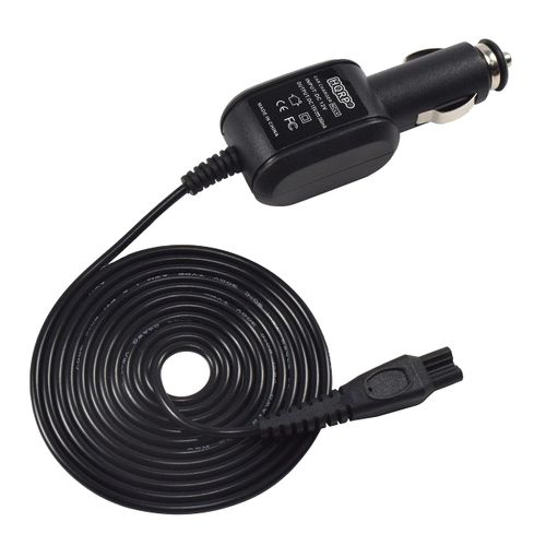 HQRP Car Charger Compatible with Philips Norelco 8500X CRP344, 7115X 7120X 7140XL 7240XL 7260XL 7310XL 7737X 7745X 7775X 7800XL 7800XLCC 7810XL HQ7735 HQ7740 HQ7760 Shaver DC Adapter Power Cord