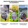 Aqualin Irrigation Timer with Ball Valve Automatic Irrigation Computer Water Computer Update Timer Irrigation System for Garden Yard (with Display)