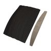 100pcs Replaceable Nail File Set, Manicure Nail File Kit, Half Moon Nail Files Reusable Stainless Steel Baseboard