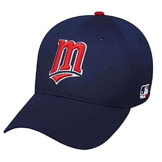 OC Sports Minnesota Twins MLB Retro Throwback Navy Blue Hat Cap M Logo  Adult Men's Adjustable