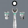 Wera 05005410001 Socket Rail A Deep 1 Socket Set, 1/4" Drive, 9 Pieces