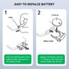 For Dyson DP01 DP03 TP02 TP03 Pure Cool Purifying Fan Remote Control + Battery