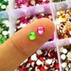 Summer-Ray 4mm Assorted Colour Rhinestones In Storage Box Set #2