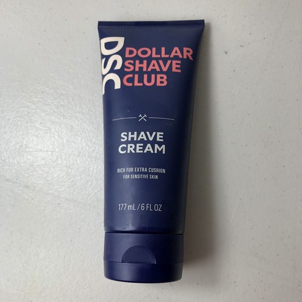 DSC Dollar Shave Club Shave Cream Rich For Extra Cushion For Sensitive Skin 6 oz