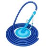 US Automatic Pool Vacuum Cleaner Auto Climb Wall Floor Cleaning Crawler &10Hoses