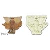 DPMCO.Ltd Cowboy and Wagon Plaque Mould