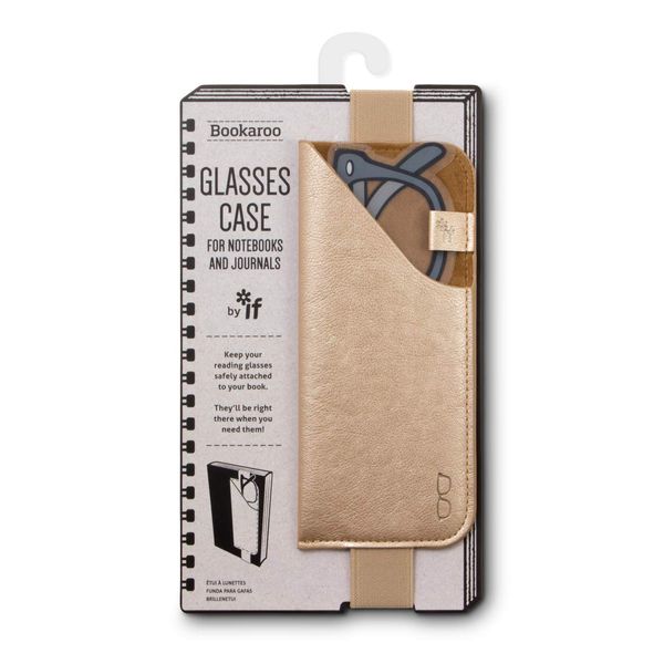 IF Bookaroo Glasses Case - Gold, 41205