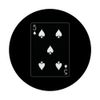 Five of Spades Playing Card PopSockets Adhesive PopGrip