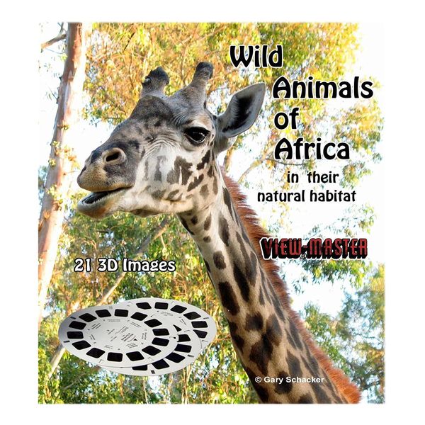 3Dstereo View-Master Viewmaster Wild Animals of Africa