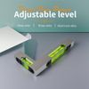 Rectangular high-precision L-shaped level, 7-character household strong magnetic double bubble water, three window visible (Regular style)