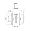 Pro-Grade Classic Keyed Entry and Deadbolt Combo Door Hardware, Satin Nickel